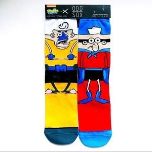 Odd Sox Spongebob Mermaid Man Barnacle Boy Socks